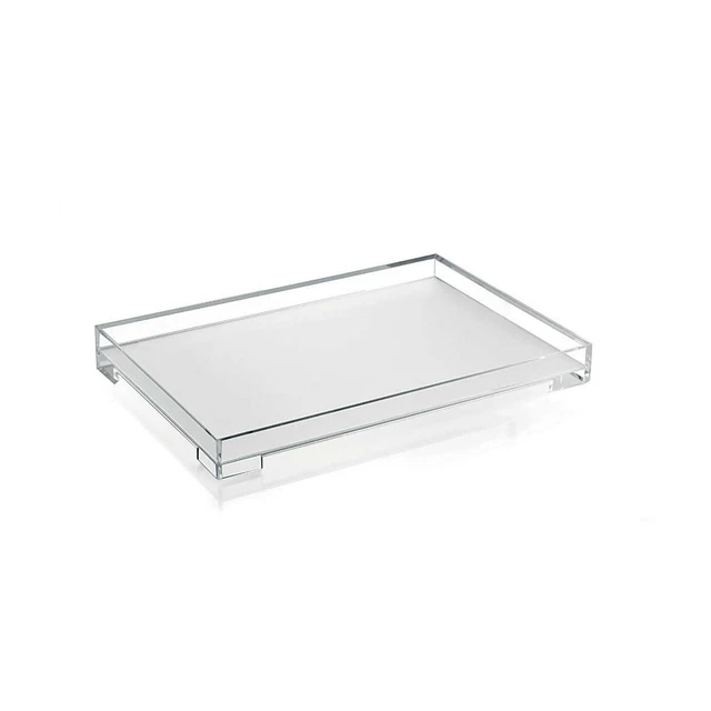 Guzzini Vassoio grande dal design minimale con bordi rialzati in materiale plast