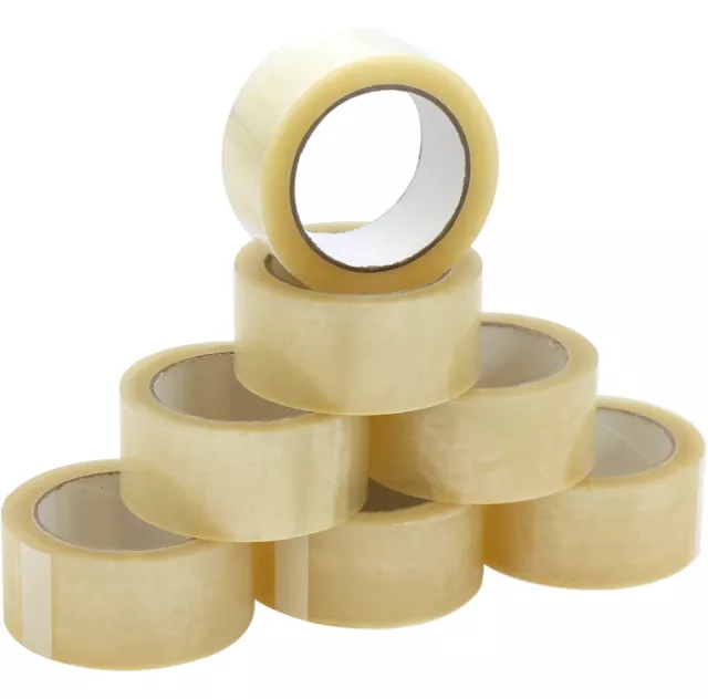 Strong Parcel Packing Tape Brown/Clear/Fragile 48mm x 66m | Carton/Cellotape/2"