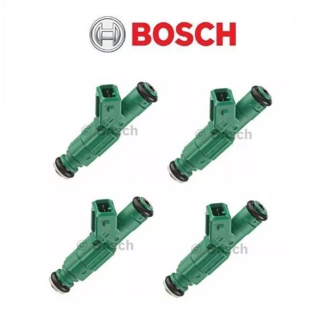 Genuine BOSCH MOTORSPORT GREEN GIANT 440cc EV1 0280155968 Fuel Injectors (4)