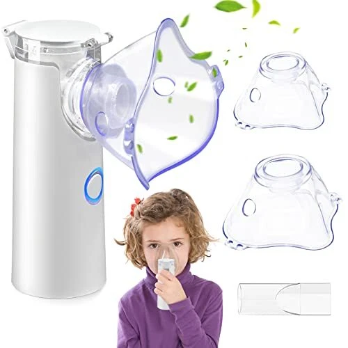 Inhalador inhalador niños y adultos inhalador nebulizador set respiración...