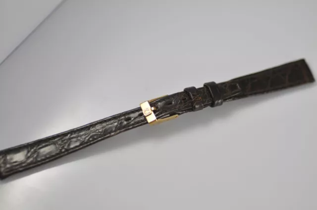 OMEGA Bracelet Original 11mm Marron avec Boucle Neuf Vieux Stock NOS (Z95) 2