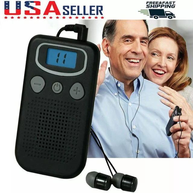 Personal Digital Ear Hearing Aid Sound Hearing Amplifier Device BooYJUS JF $v