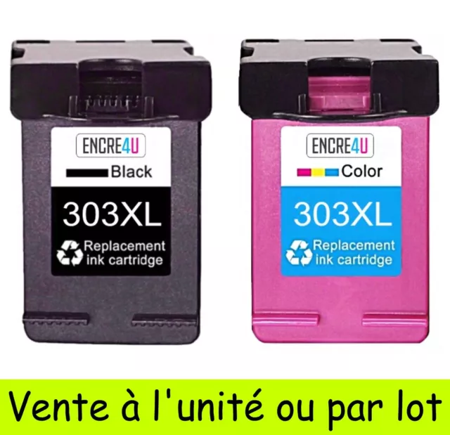 ENCRE4U - Cartouches d'encre compatibles avec HP 303 XL Envy Inspire Photo Tango