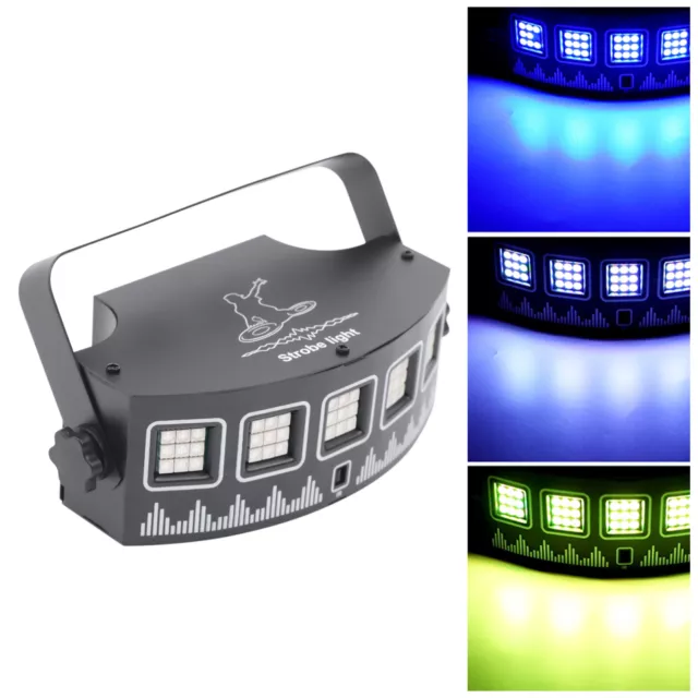 45 Beads Lights LED Disco Show Party Stage Light Strobe Projector DJ Spotlight ~
