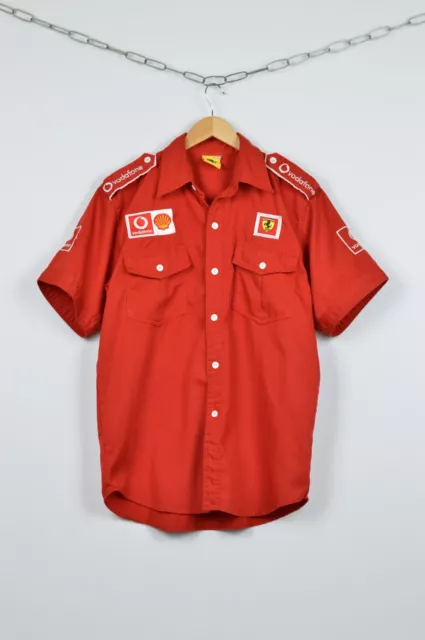 Ferrari Vodafone Shell Short Sleeve Racing shirt Formula Uno