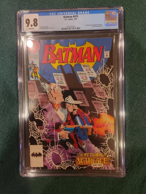 Batman #475 CGC 9.8 /  1st Appearance of Renee Montoya DC Comics 1992