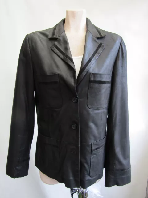 Gino Ginero Best Leather Lederjacke, Blazer, Schwarz, LammLeder, Wie Neu, Gr. 44