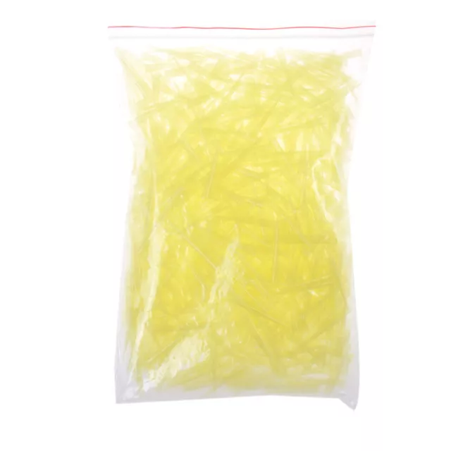 1000 Pcs Laboratory Clear Yellow 200UL Lab Liquid Pipette Pipettor Tips-S1 xb