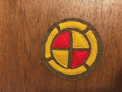 WWI US Army 35th Division patch wool felt