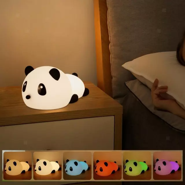 Lampe de chevet rechargeable par USB, veilleuse pour chambre d'enfant, salon