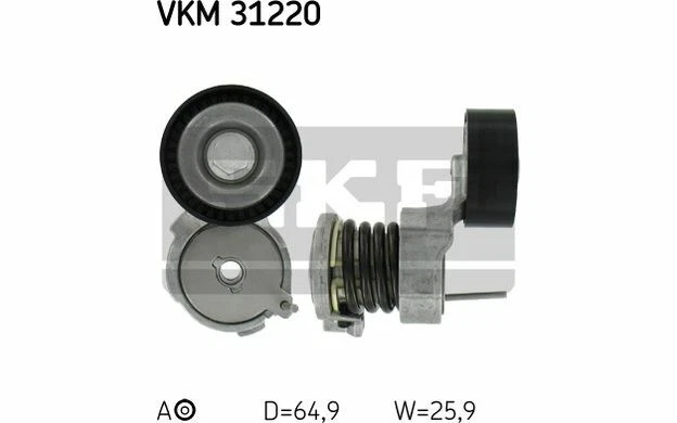 SKF Galet tendeur (courroie d'accessoire) pour VOLKSWAGEN POLO FOX VKM 31220