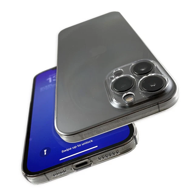 Clear 0.2mm Hard Case for Apple iPhone 14 Pro Plus & Max | Ultra Thin Shockproof