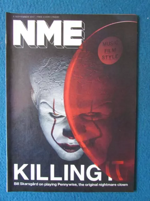 NME Magazine September 2017 BILL SKARSGARD IT PENNYWISE NEW MUSICAL EXPRESS