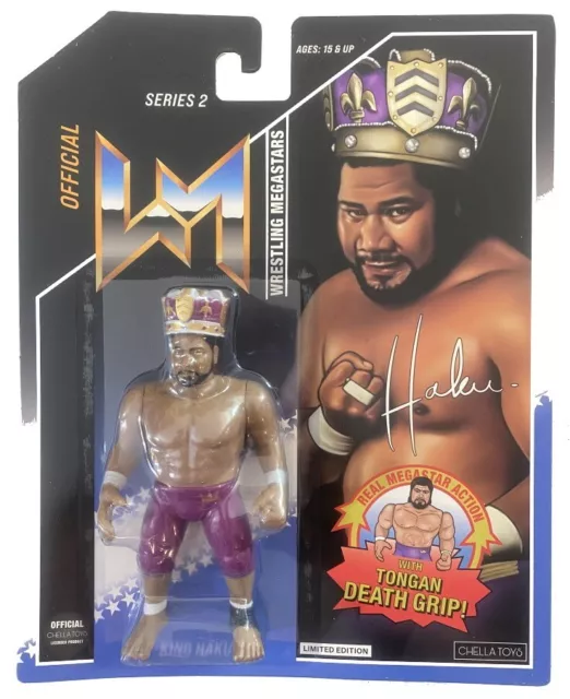 WWF/WWE Hasbro Style KING HAKU Limited  Wrestling Megastars Retro NEW 2023