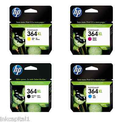 HP N 364XL Multi Confezione ad Alta Capacità Originale OEM Inkjet Cartucce B,C,