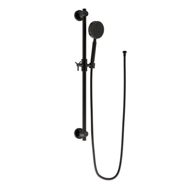 ALL METAL 27.5 Inch Shower Slide Bar Set and Handheld Shower Head with Hose —...