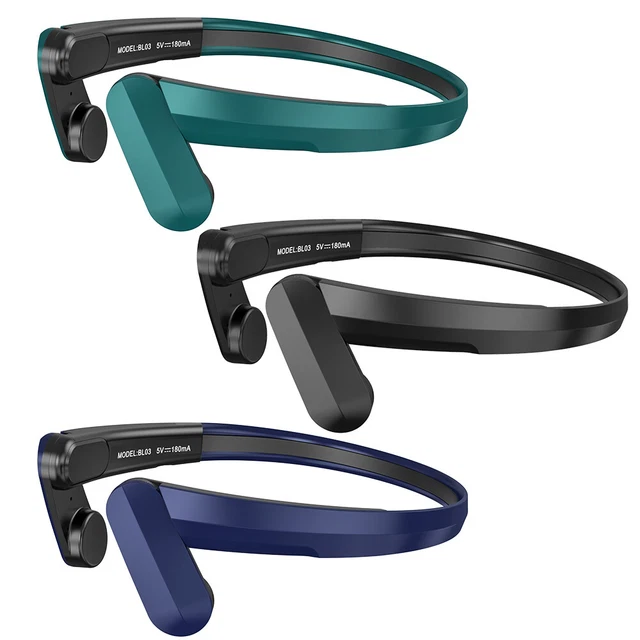 Bone Conduction Headphones Wireless Bluetooth 5.2 Outdoor Sport Open-Ear Headset