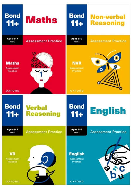 BOND 11+ MATHS English Verbal Reasoning Assessment Practice 6-7 years 4 ...