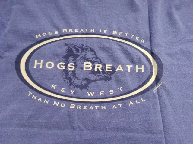 Vintage Hogs Breath Key West Florida T Shirt Size 2XL Rare