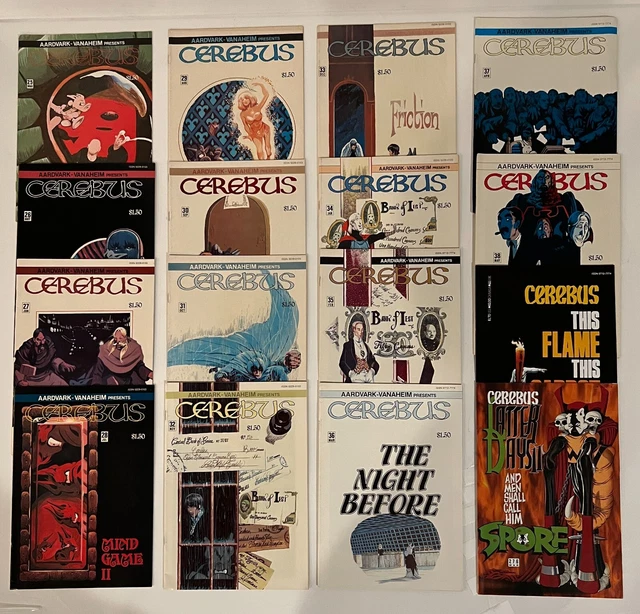 Lot Of 242 Cerebus #1-300 Set + 1 Shots  Dave Sim Aardvark-Vanaheim 1981-2004 2