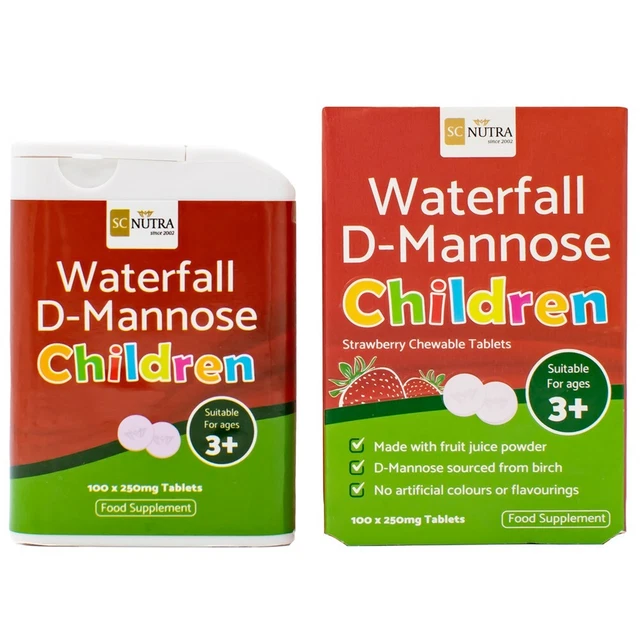 D MANNOSE TABLETS 250mg Strawberry UTI Urinary Tract Infection Bladder