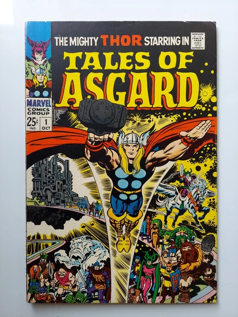 The Mighty Thor Starring in Tales of Asgard #1 Marvel Comic Book 1968