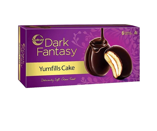 Sunfeast Scuro Fantasy Yumfills Biscotti Cioccolato Torta 138 G Confezione Di 1