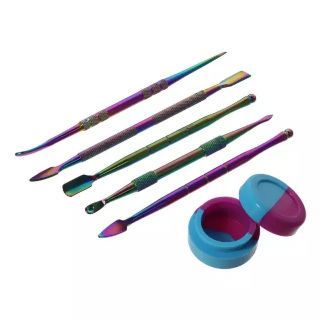 Colorful Wax carving Silicone 5ml silicone container  Carving Tool Kit