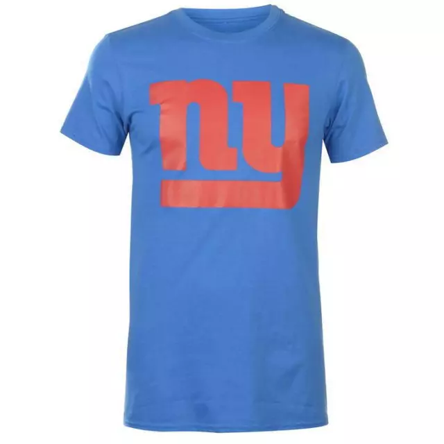 Mens Official Nfl New York Giants Football Short Sleeve Tee Shirt T-Shirt