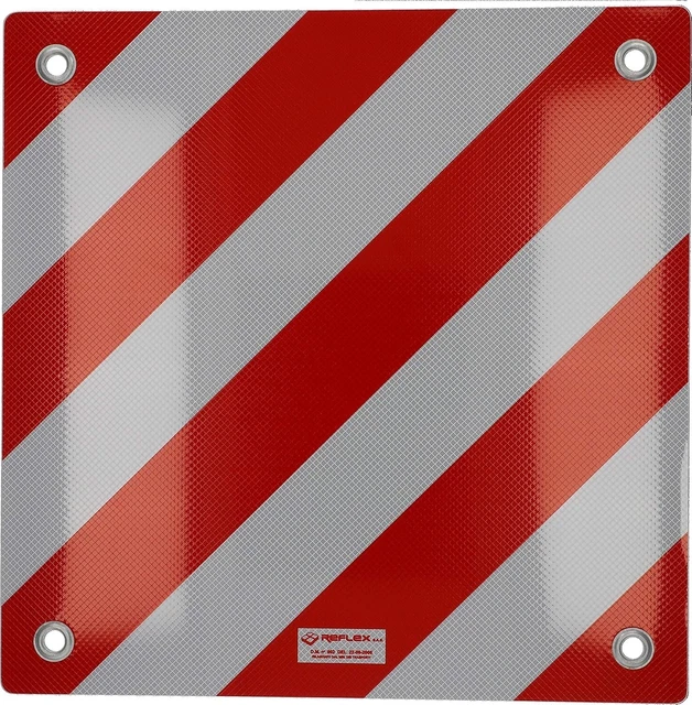 Lospitch Premium Warntafel Aluminium 2in150x50cm, Premium Warntafel Für