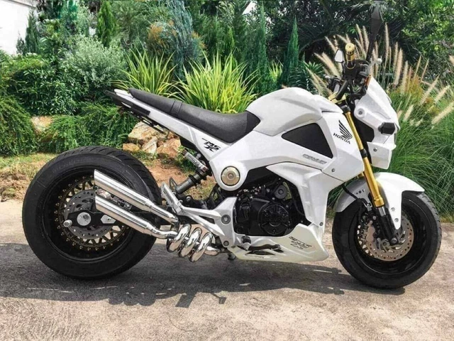 Sistema di scarico completo tubo adatto HONDA Nuovo Grom 125 GROM MSX SF MSX 2014-22
