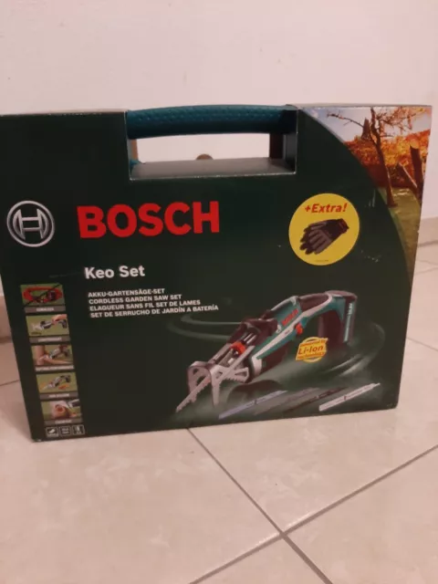 Bosch KEO Akku-Gartensäge Set neu ovp