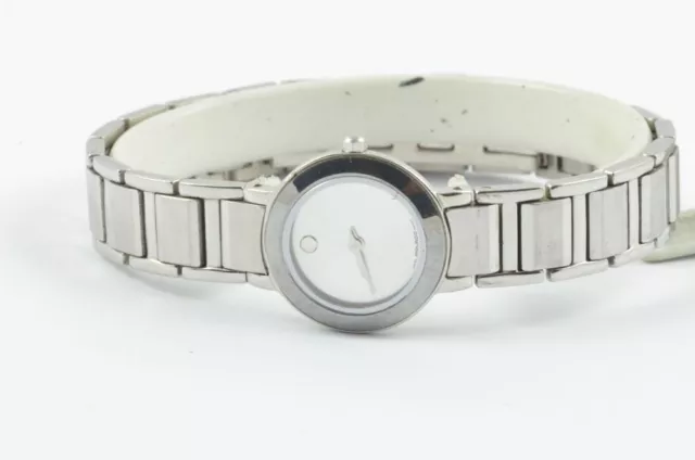 Movado Orologio Donna 20MM Acciaio Museum Raro Quarzo da Polso