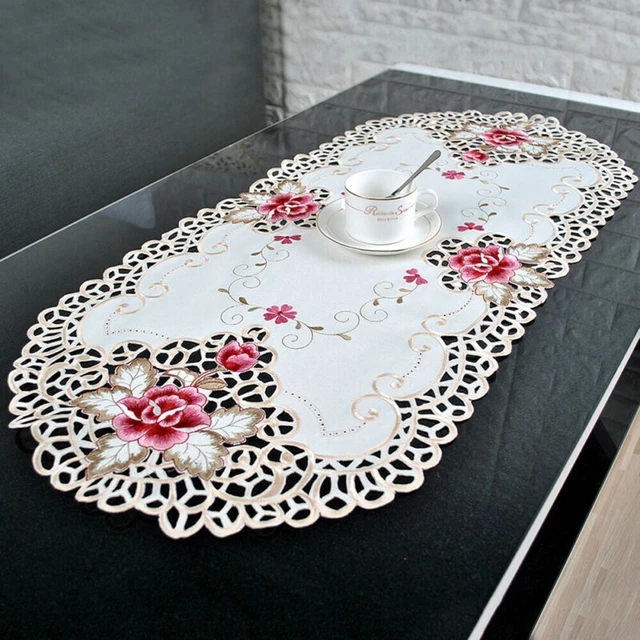 Tovaglia Copritavola Piccolo Tavolo Corridori Lavabile 40x85cm Arredo Casa