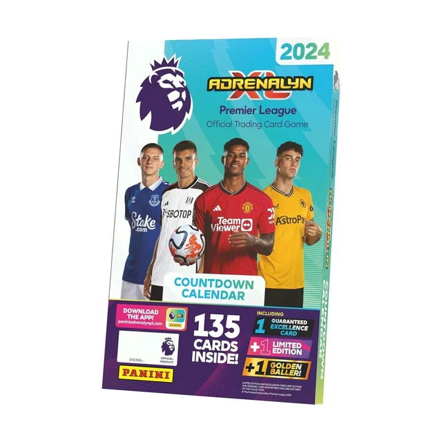 202324 PANINI PREMIER League Adrenalyn Soccer Cards Countdown Advent