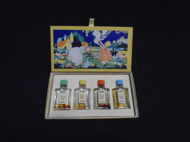 * RARE* Pre-Avon {California Perfume Co.} - (1937-Little Folks Set)-{4 Perfumes}