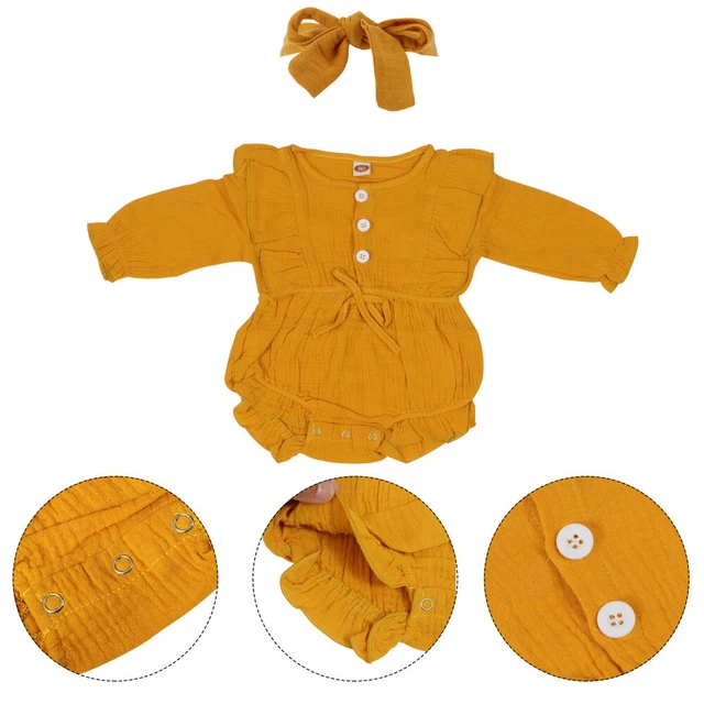 Tuta arricciata camicia da notte neonata