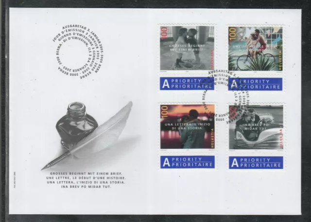 Schweiz Suisse Switzerland schöne FDC aus den Jahren 2002 2003 2004 2005