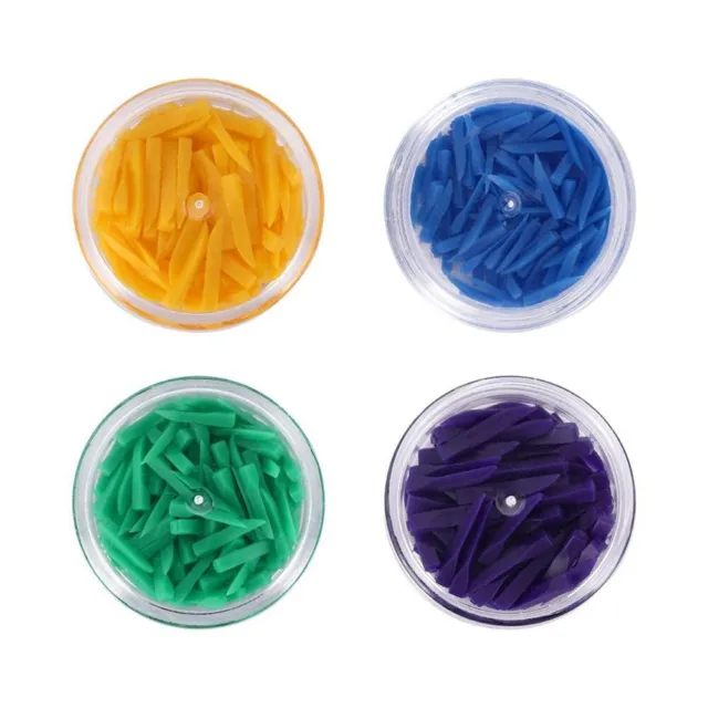Outil jetable de laboratoire dentaire coins dentaires en plastique pour obturati
