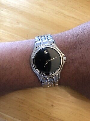 Movado Museum Classic 84-E4-0863 Stainless Steel Swiss Quartz Watch for Men 35mm