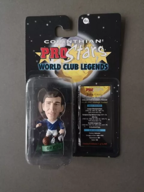 Corinthian Prostars World Club Legends - John Greig Glasgow Rangers PRO449 B