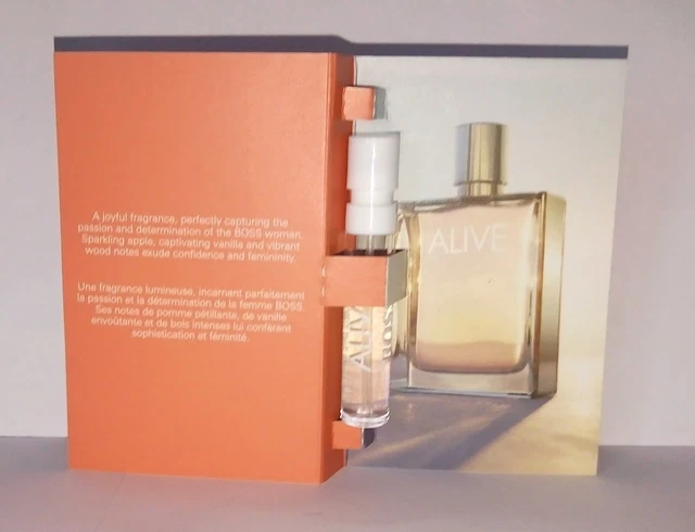 2x 1,2ml BOSS Alive EAU DE PARFUM Probe Reisegröße Luxusdamenduft 