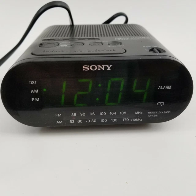 SONY DREAM MACHINE FM/AM Alarm Clock Radio ICFC218 Tested Works Great