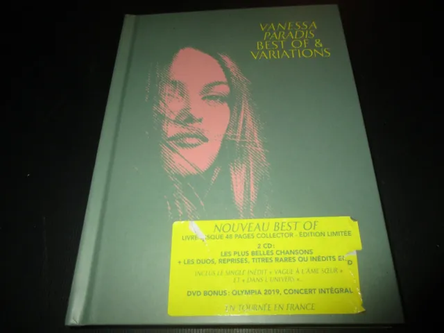 DIGIBOOK 2 CD + DVD concert Olympia 2019 "VANESSA PARADIS : BEST OF & VARIATIONS