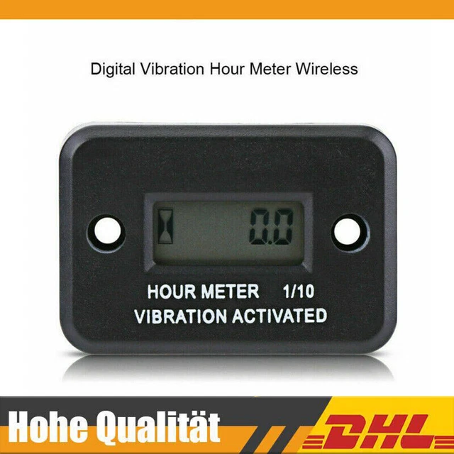 OPERATING HOUR COUNTER Digital Vibration Hour Counter Hour Meter for ...