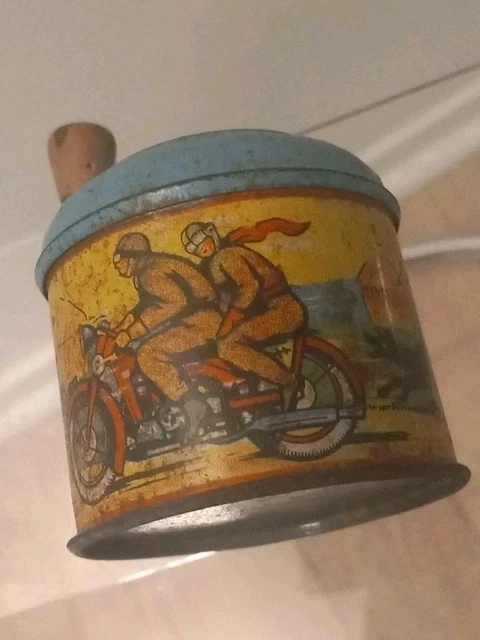 Jouet Ancien Emile Camelin - Boîte à Musique Moulin En Tôle Lithographiée (Cendrillon Disney)