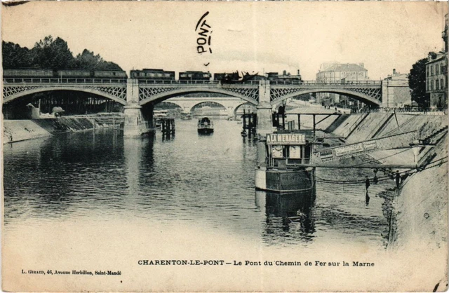 CPA AK Charenton Le Pont du Chemin de Fer sur la Marne FRANCE (1282277)