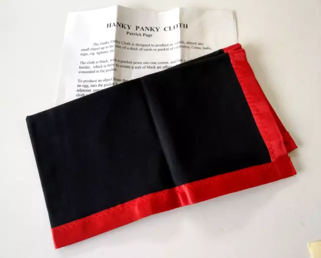 HANKY PANKY CLOTH by Patrick Page - Professional Magic Trick Prop $12. ...
