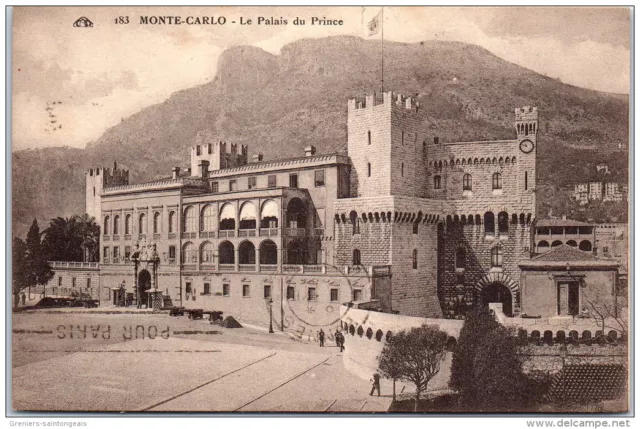 MONACO - MONTE CARLO - le palais du prince
