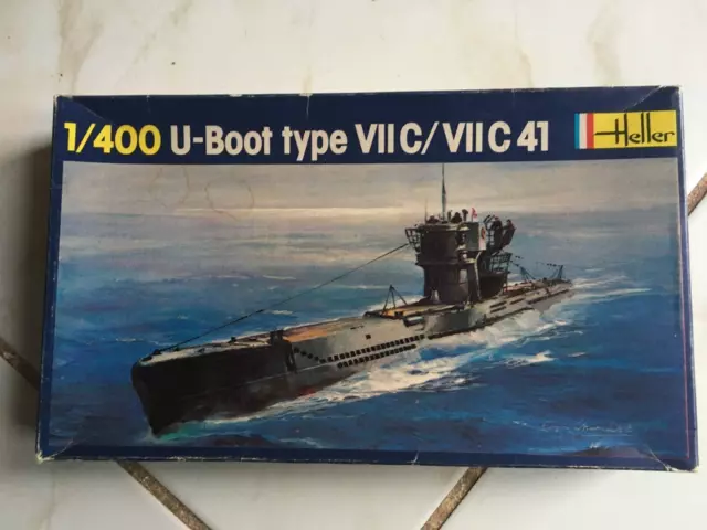 SOUS MARIN U-BOOT Type VIIC - Kit Heller 1072- 1/400